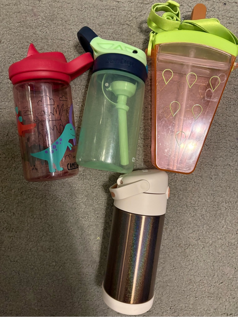 106- #4 item bundle kids water bottles